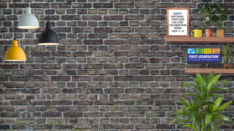 2025 First-Gen Celebration Week Zoom Background option 3