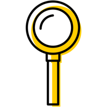 clipart of magnifying glass