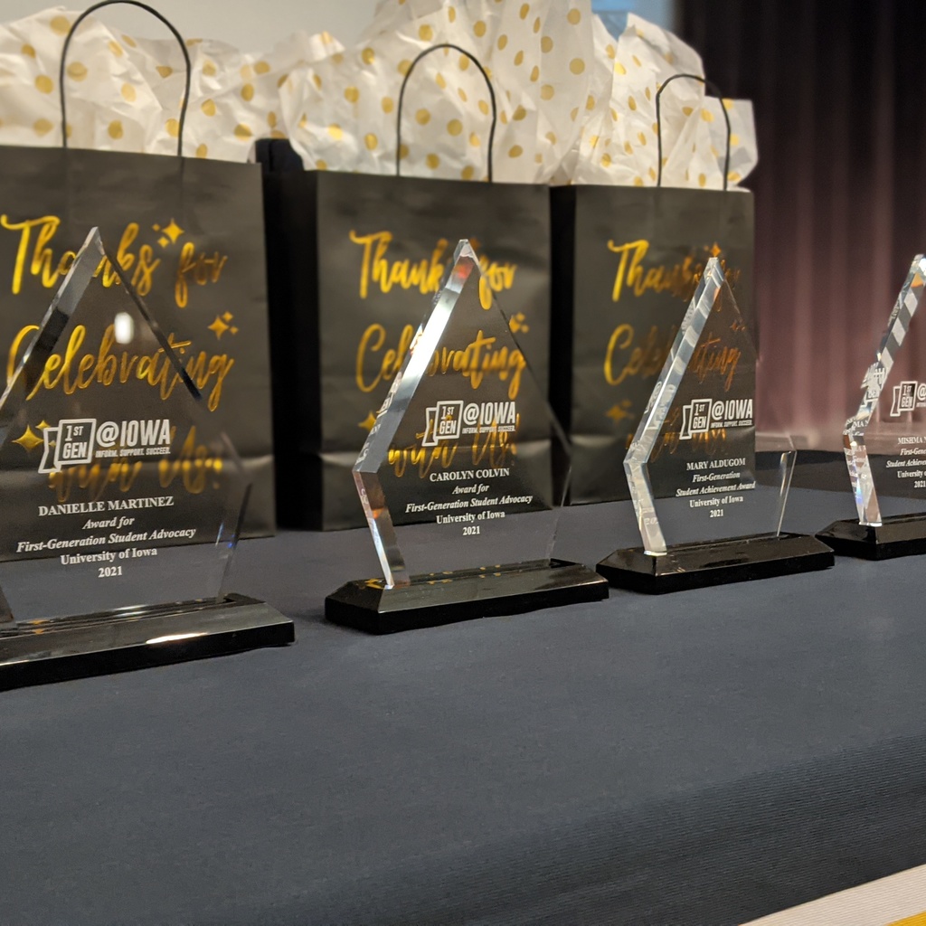 1stGen@Iowa Award Plaques
